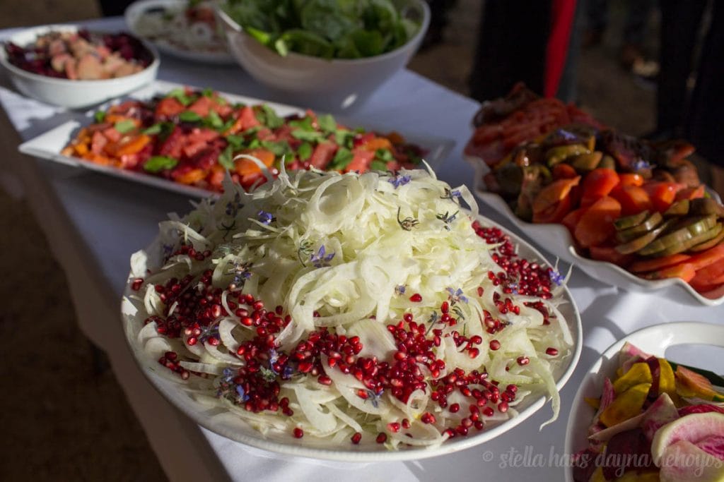 Large platters and catering at Ivy Hall Events in San Antonio