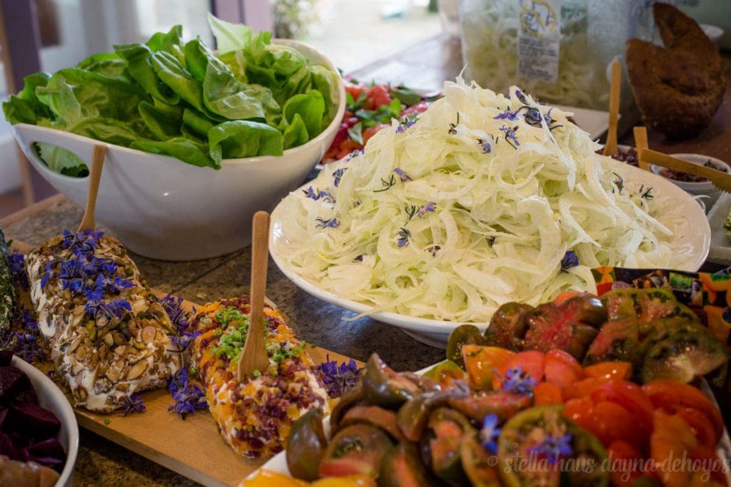 Large platters and catering at Ivy Hall Events in San Antonio