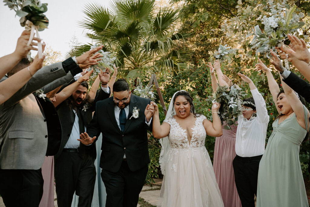 A wedding celebration in San Antonio, TX located at Ivy Hall Events